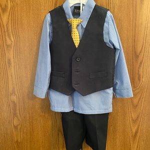 Boys Toddler 4-Piece Suit Set
